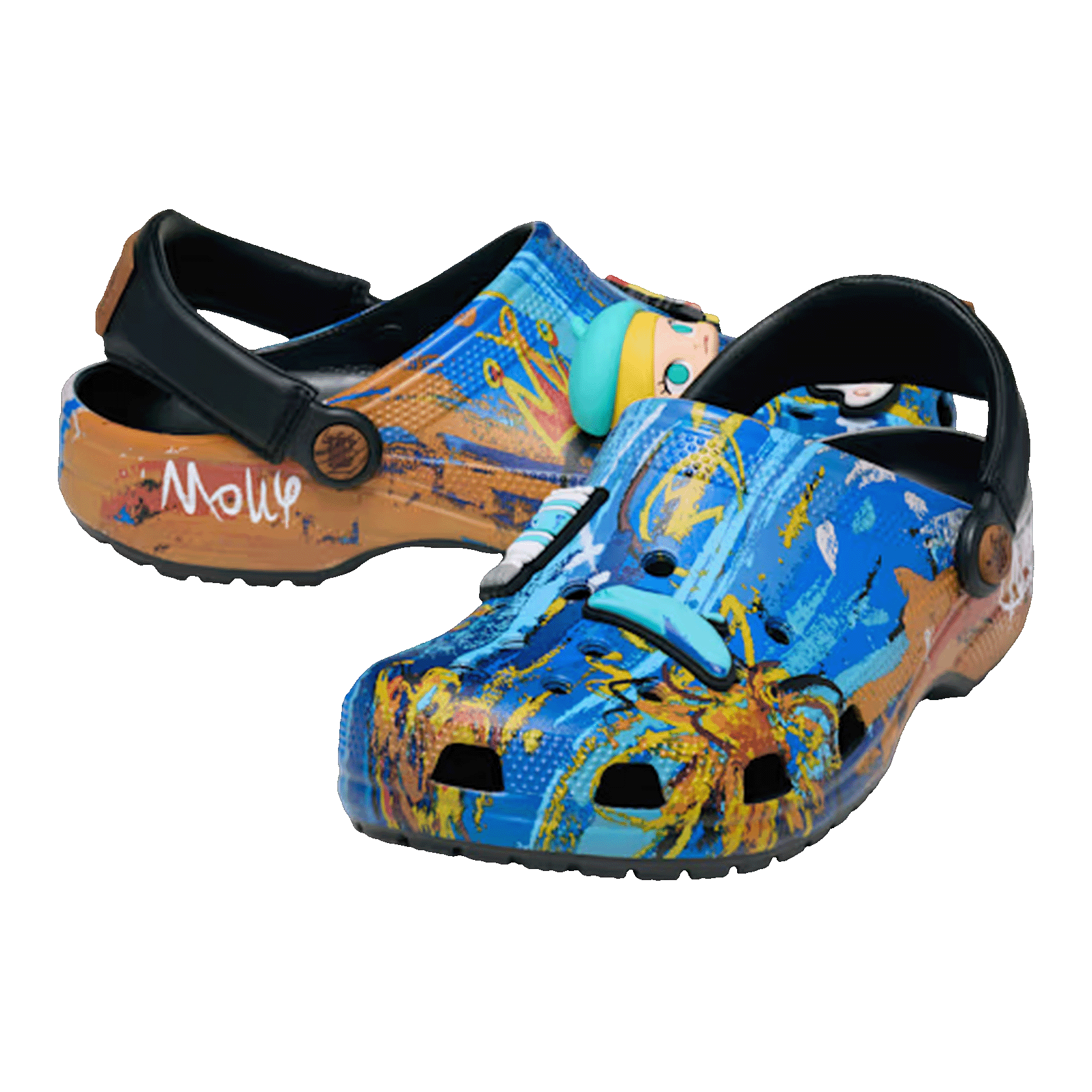 Crocs Classic Clog Pop Mart Mega Space Molly Side 212962-90H