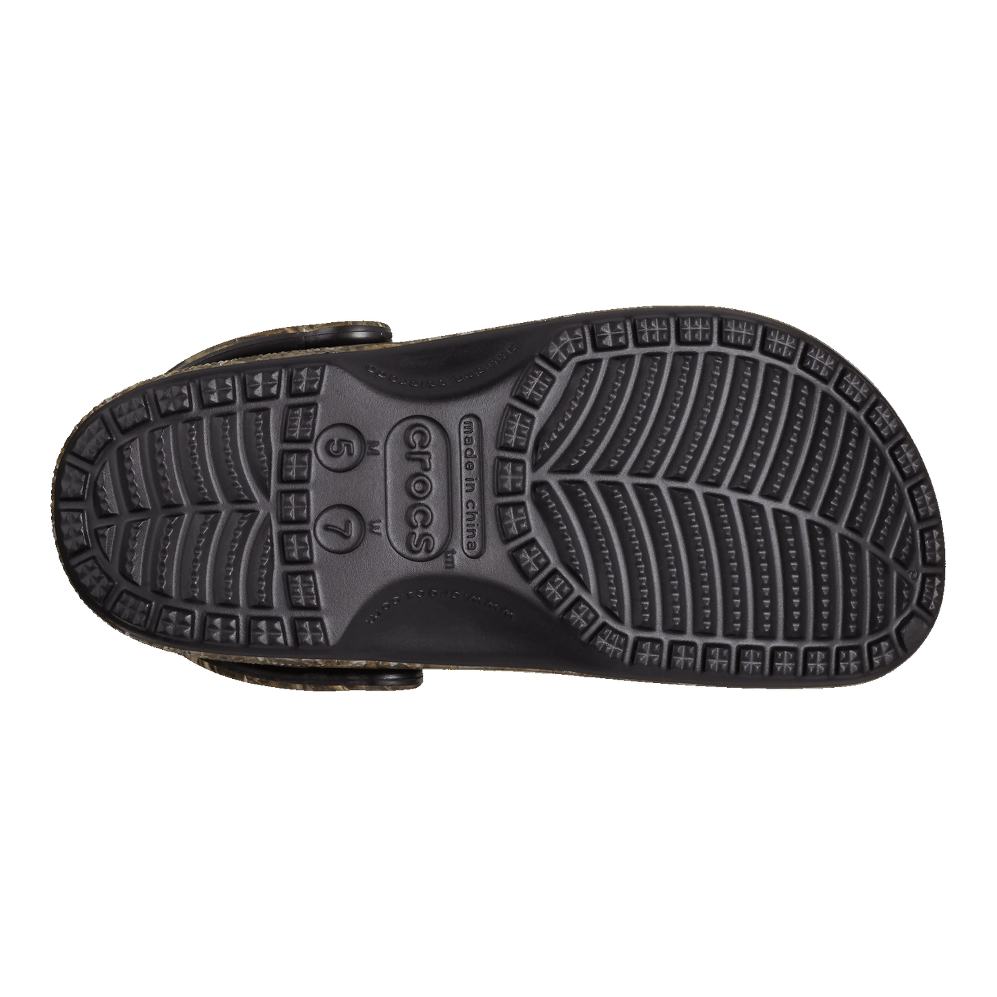 Crocs Classic Clog Realtree MAX-7 Camo Sohle