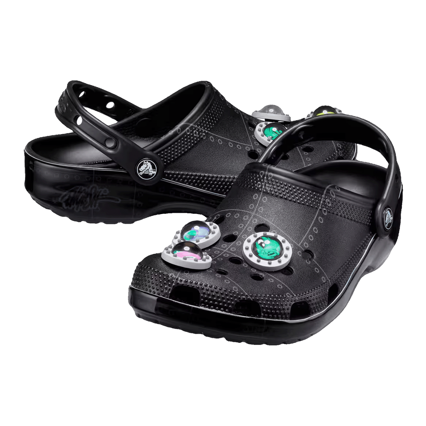 Crocs Classic Clog Ron English Area 54 Black Side