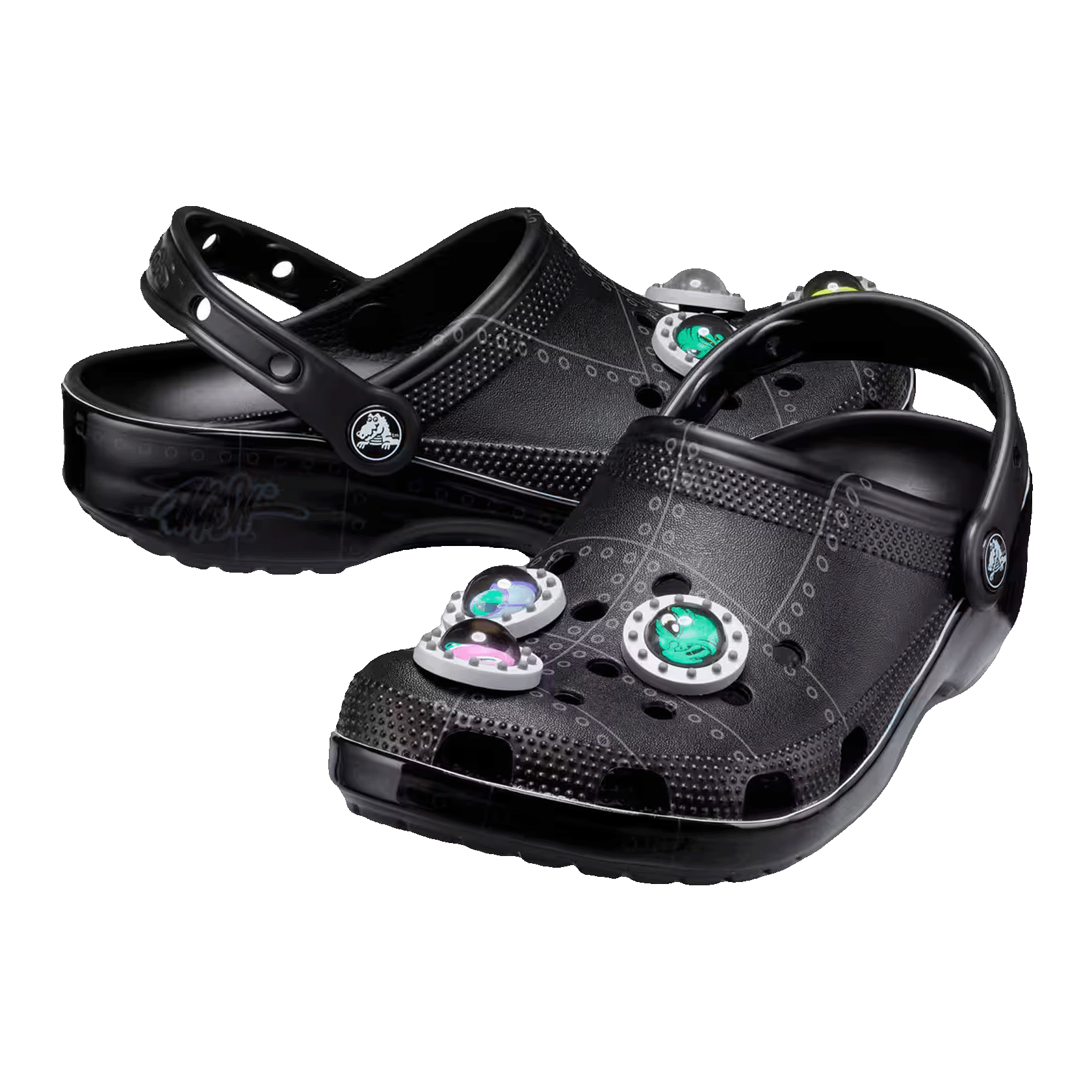 Crocs Classic Clog Ron English Area 54 Black Side