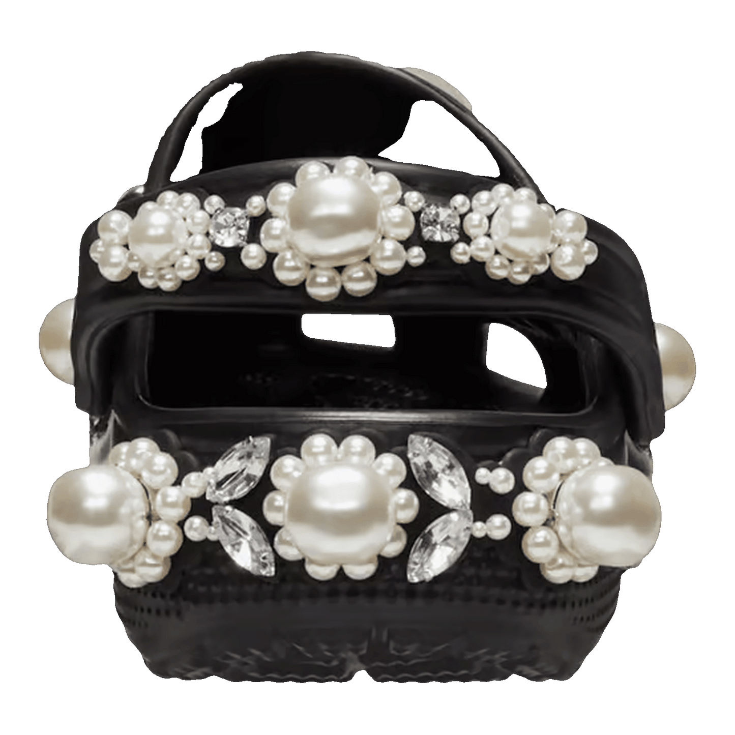 Crocs Classic Clog Simone Rocha Black Back