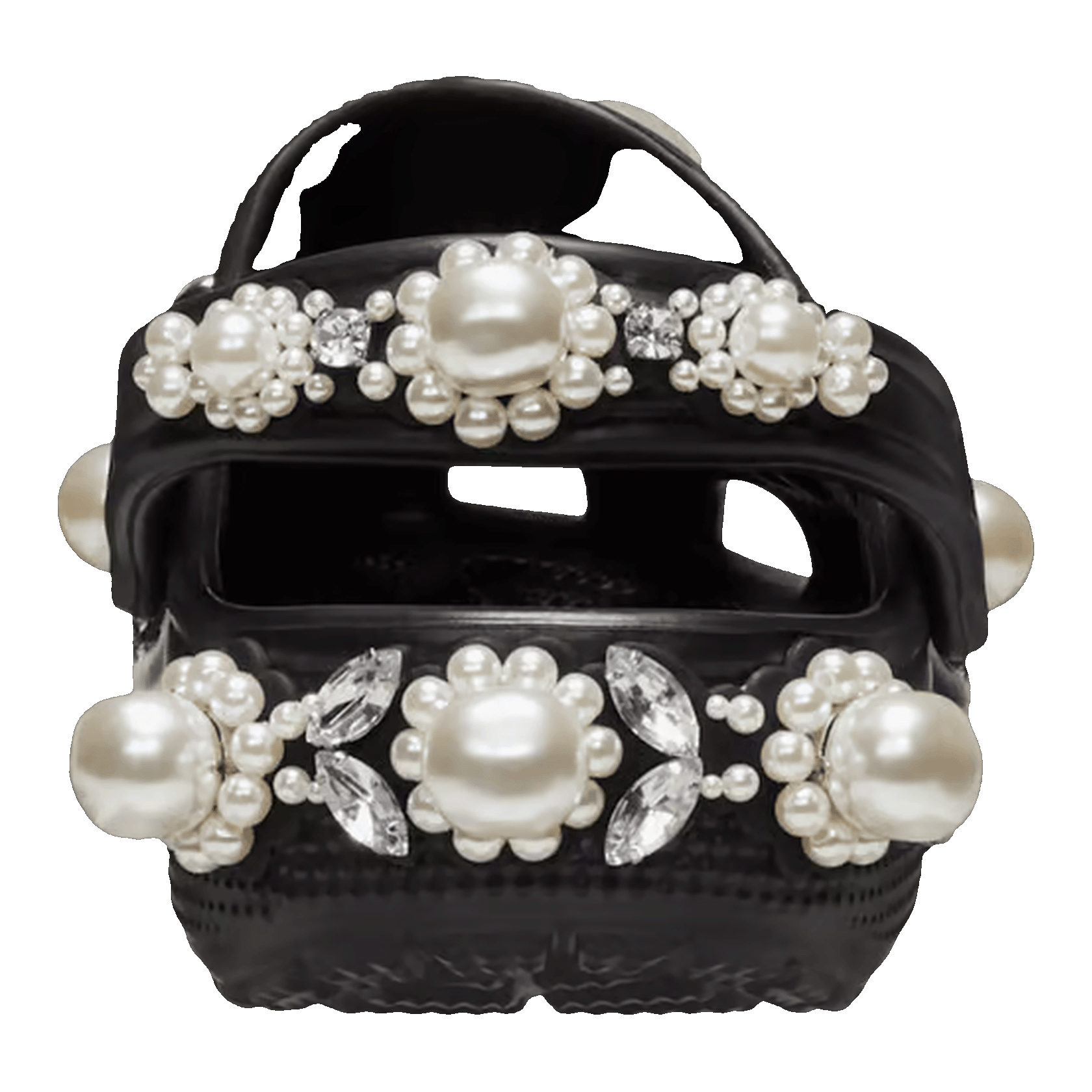 Crocs Classic Clog Simone Rocha Black Back