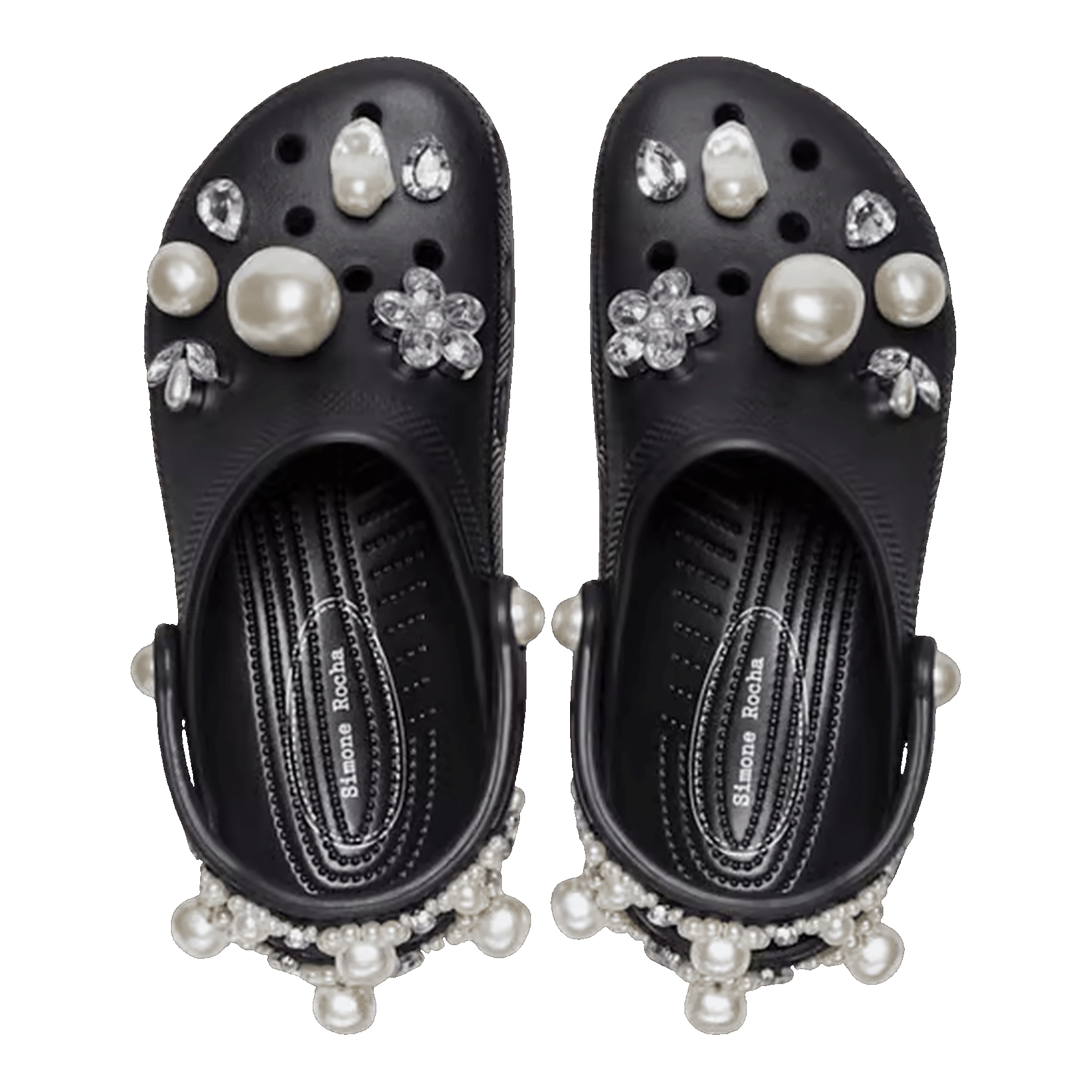 Crocs Classic Clog Simone Rocha Black Oben