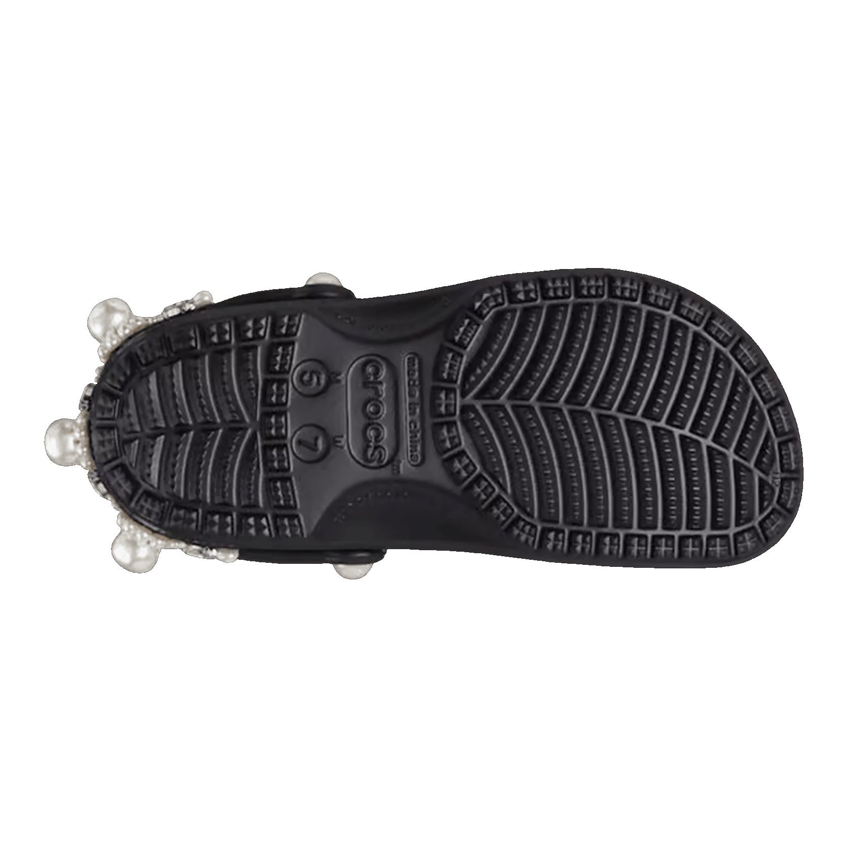 Crocs Classic Clog Simone Rocha Black Sohle