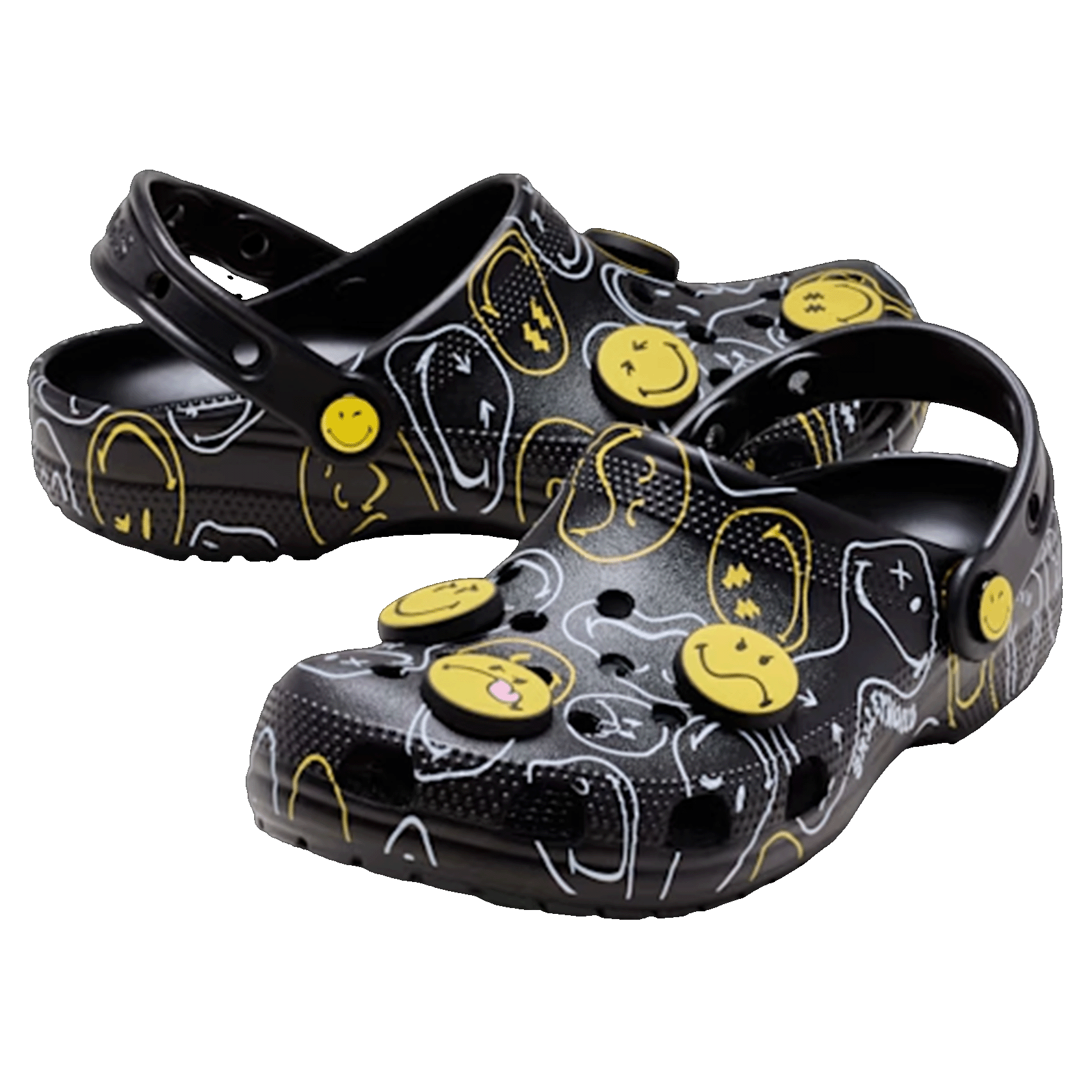 Crocs Classic Clog SmileyWorld Side