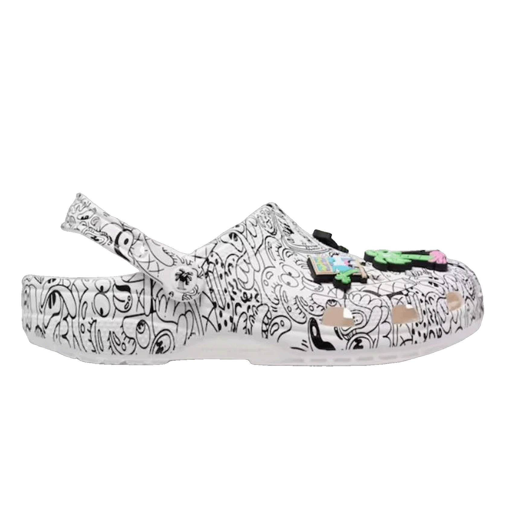 Crocs Classic Clog Steven Harrington Quickstrike White Black