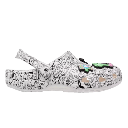 Crocs Classic Clog Steven Harrington Quickstrike White Black