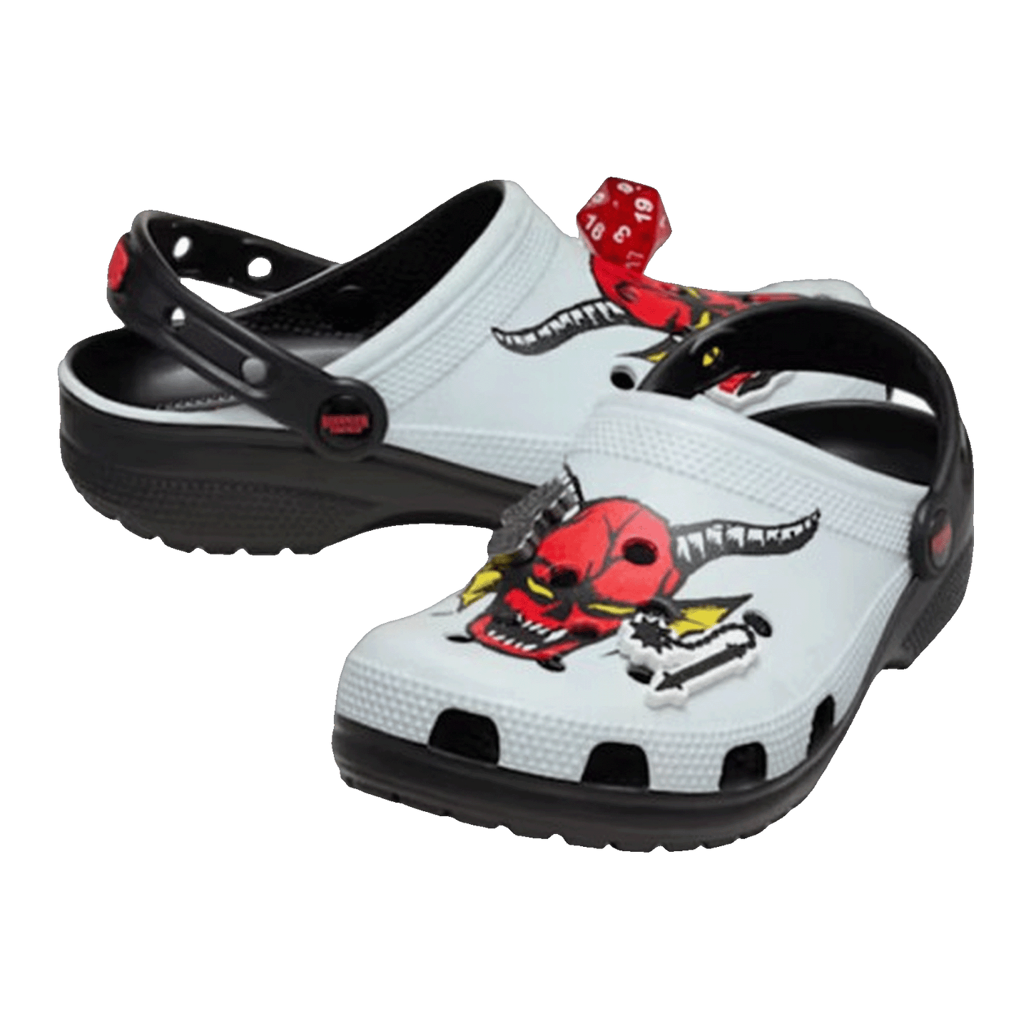 Crocs Classic Clog Stranger Things Hellfire Side
