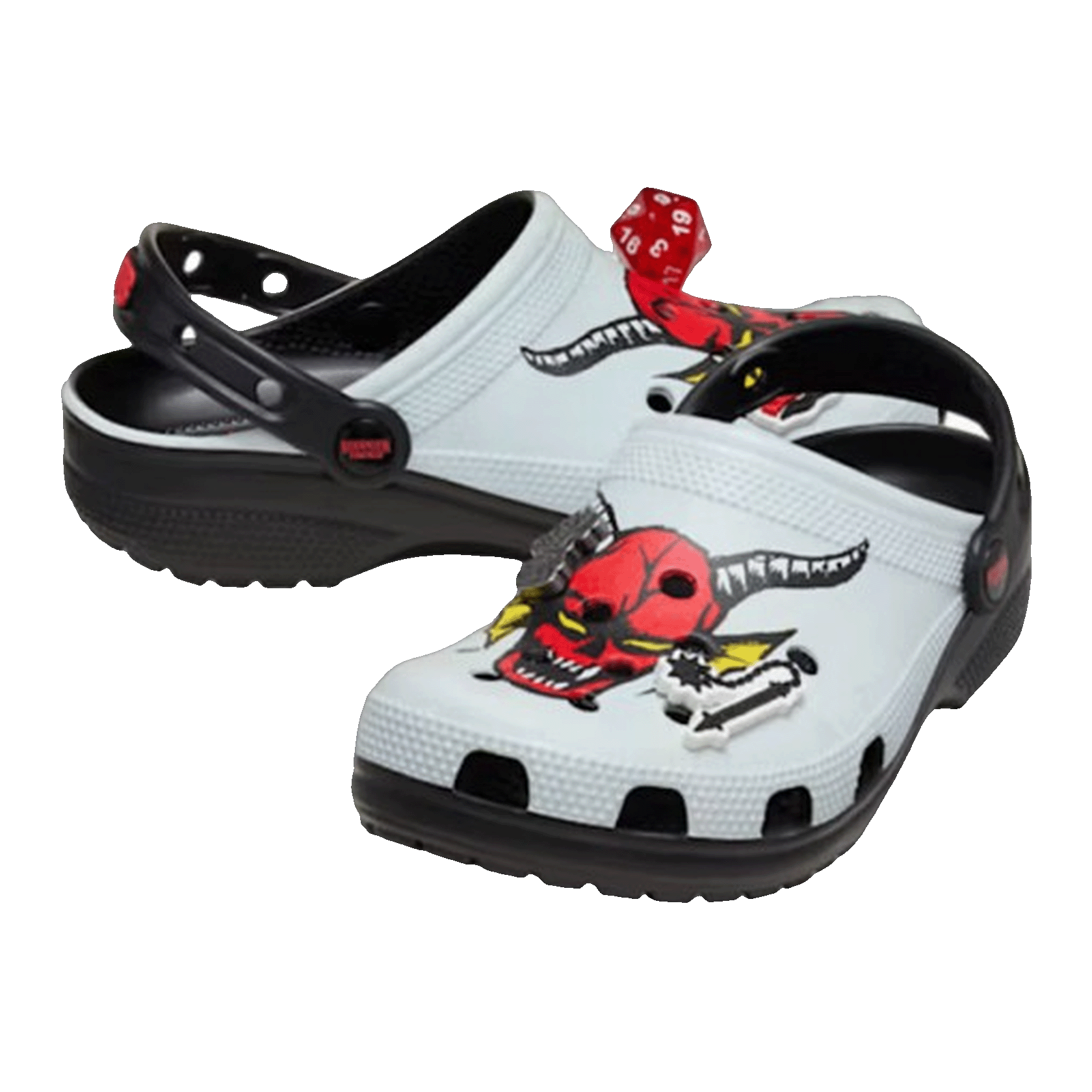 Crocs Classic Clog Stranger Things Hellfire Side