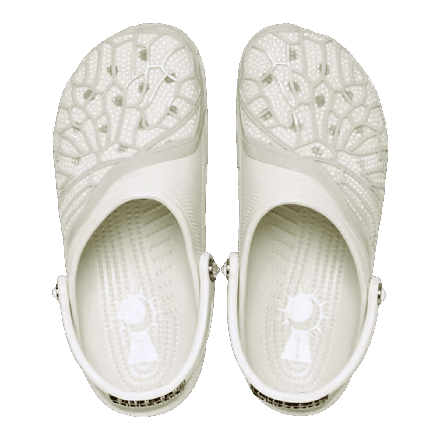 Crocs Classic Clog Swarovski Ivory Oben