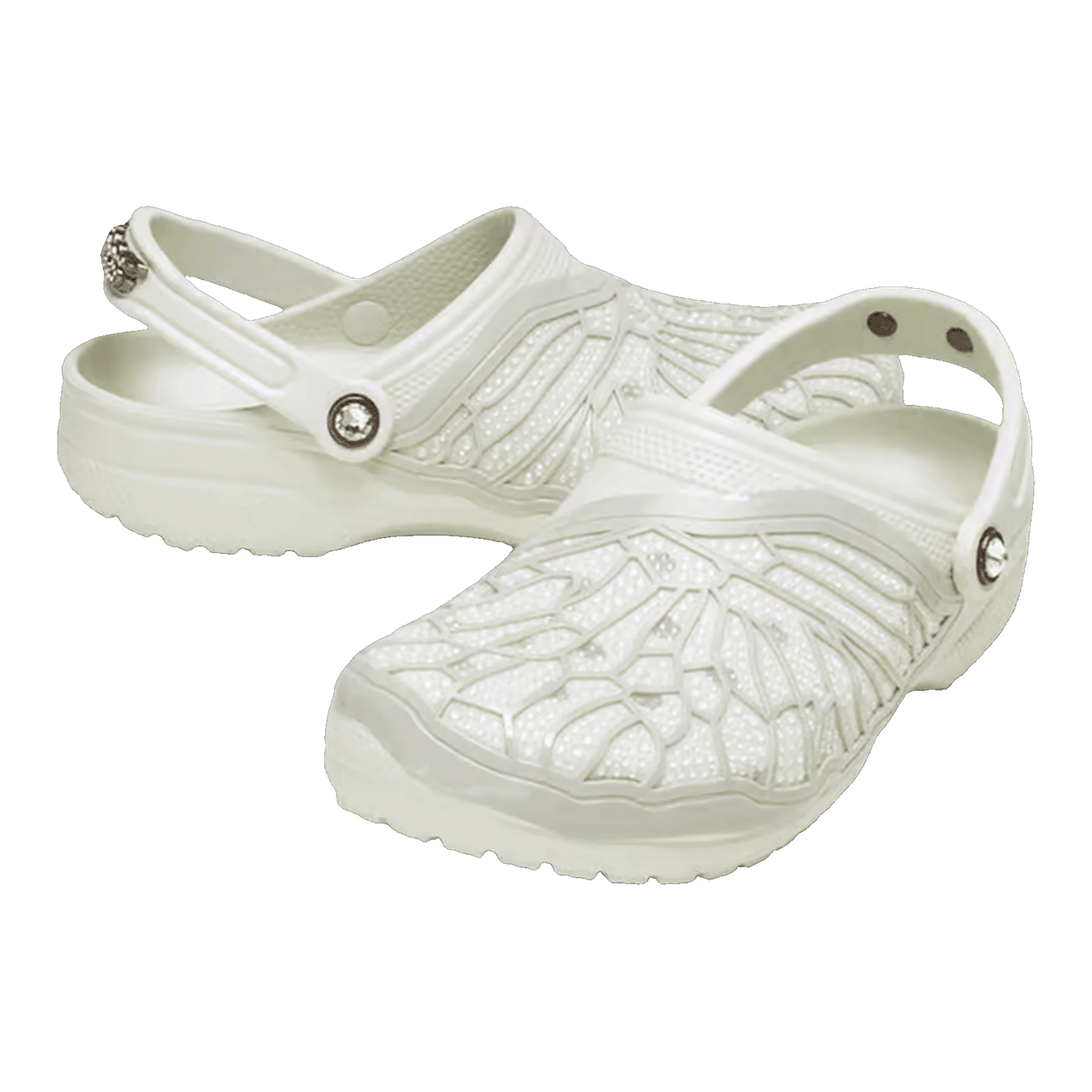 Crocs Classic Clog Swarovski Ivory Side