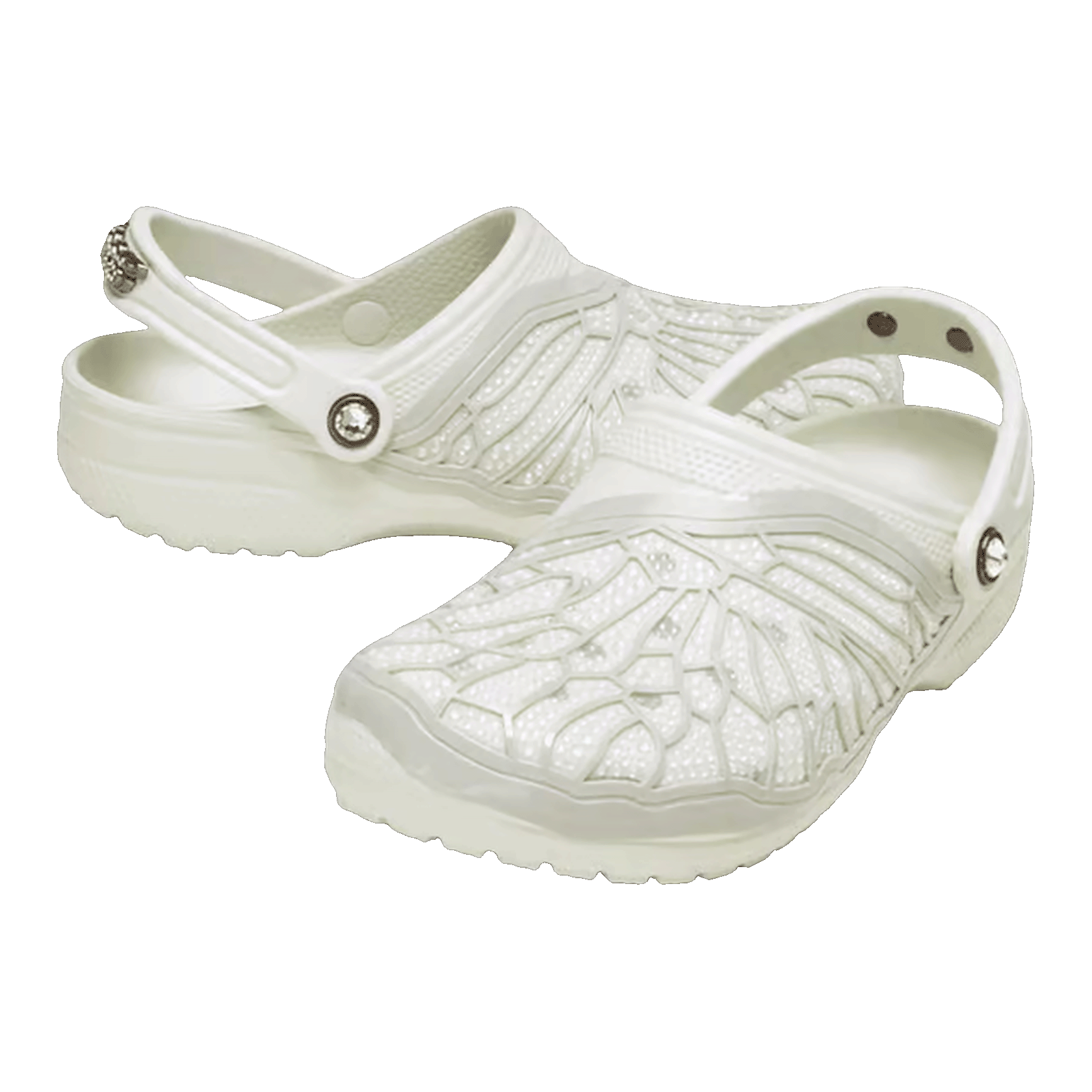Crocs Classic Clog Swarovski Ivory Side