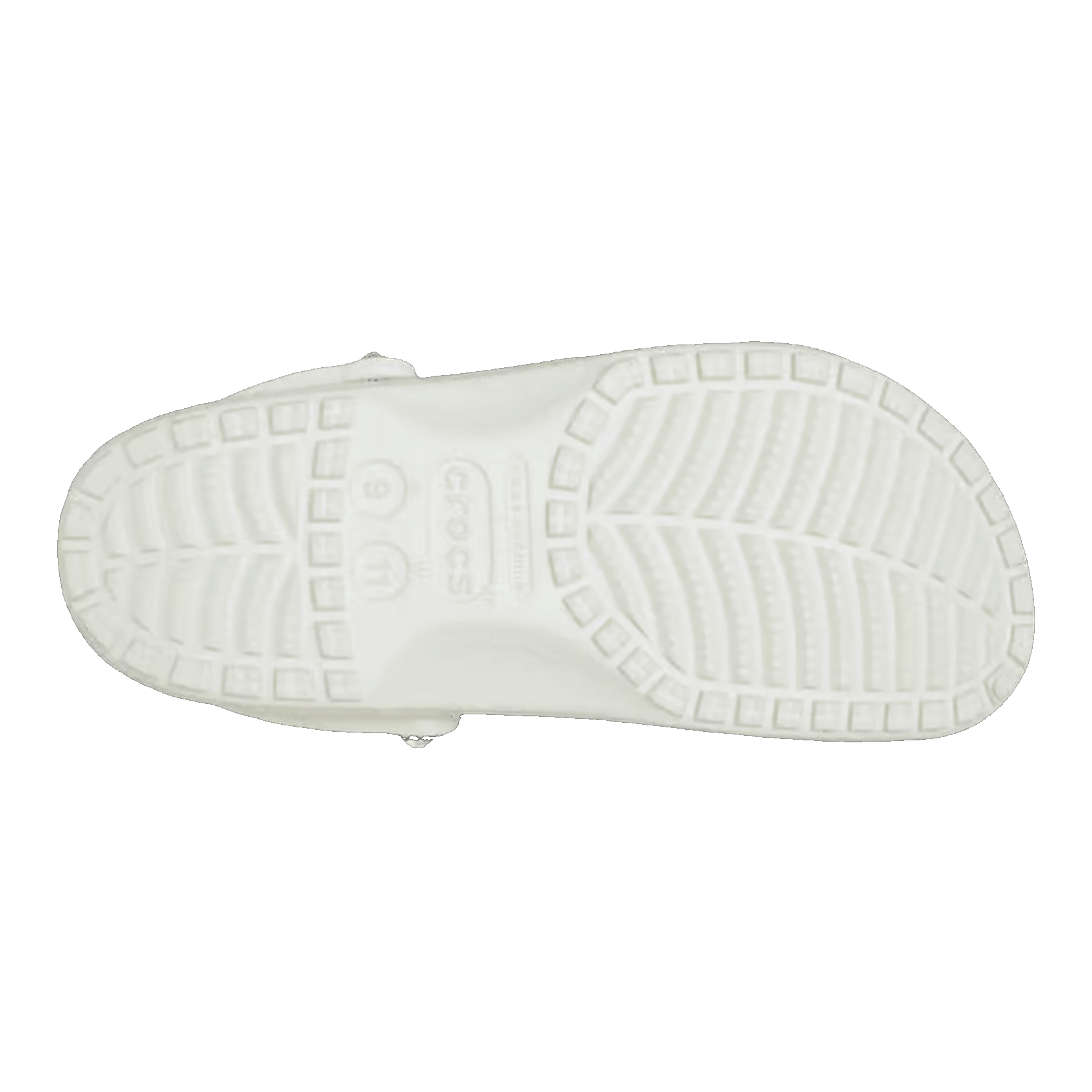 Crocs Classic Clog Swarovski Ivory Sohle