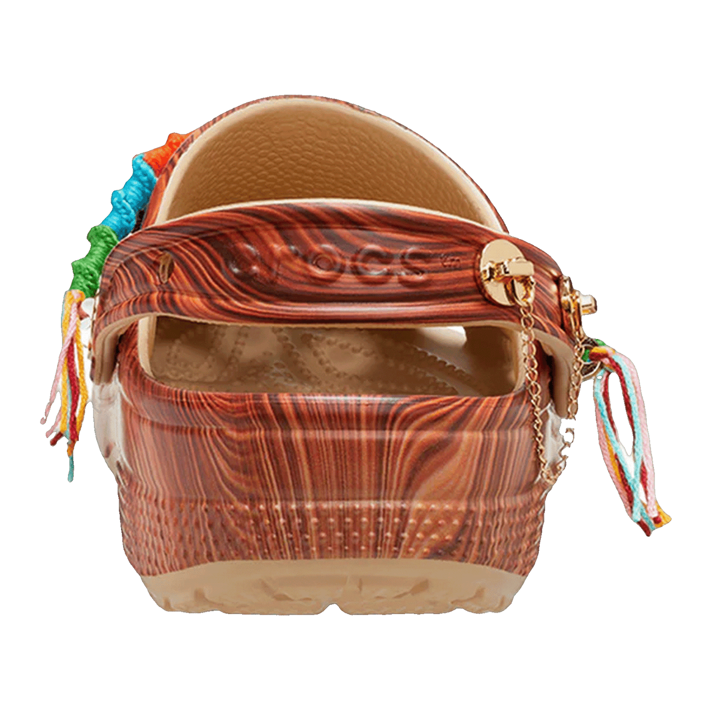 Crocs Classic Clog SZA Wood Grain Back