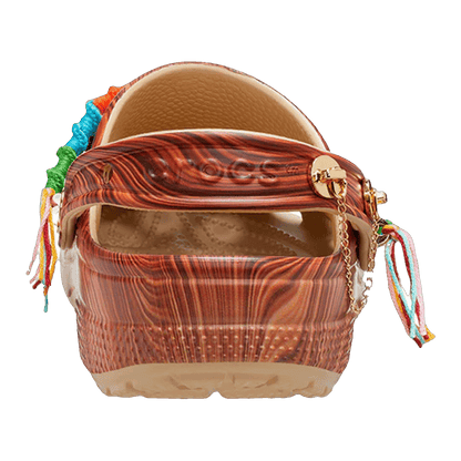 Crocs Classic Clog SZA Wood Grain Back