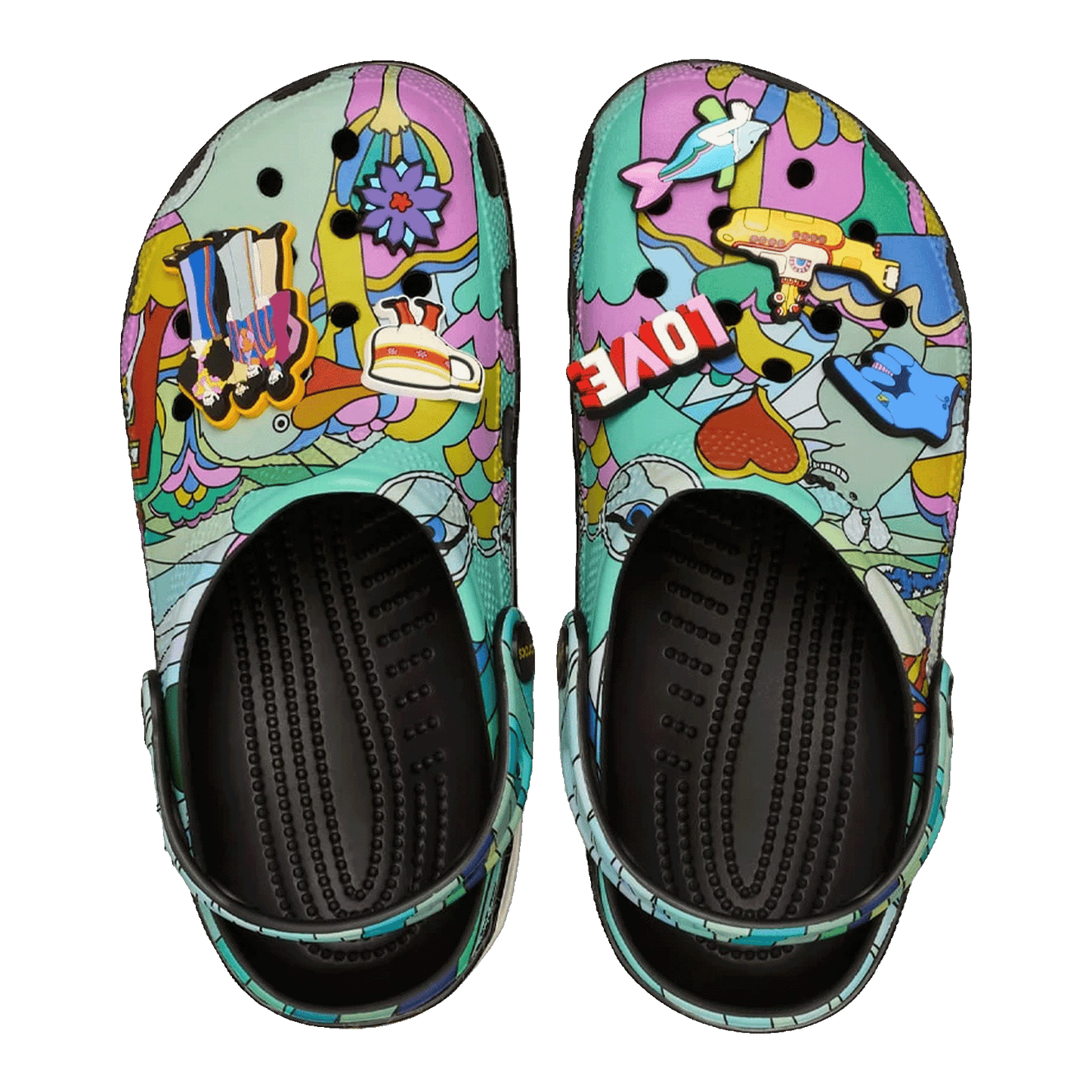 Crocs Classic Clog The Beatles Pepperland Oben