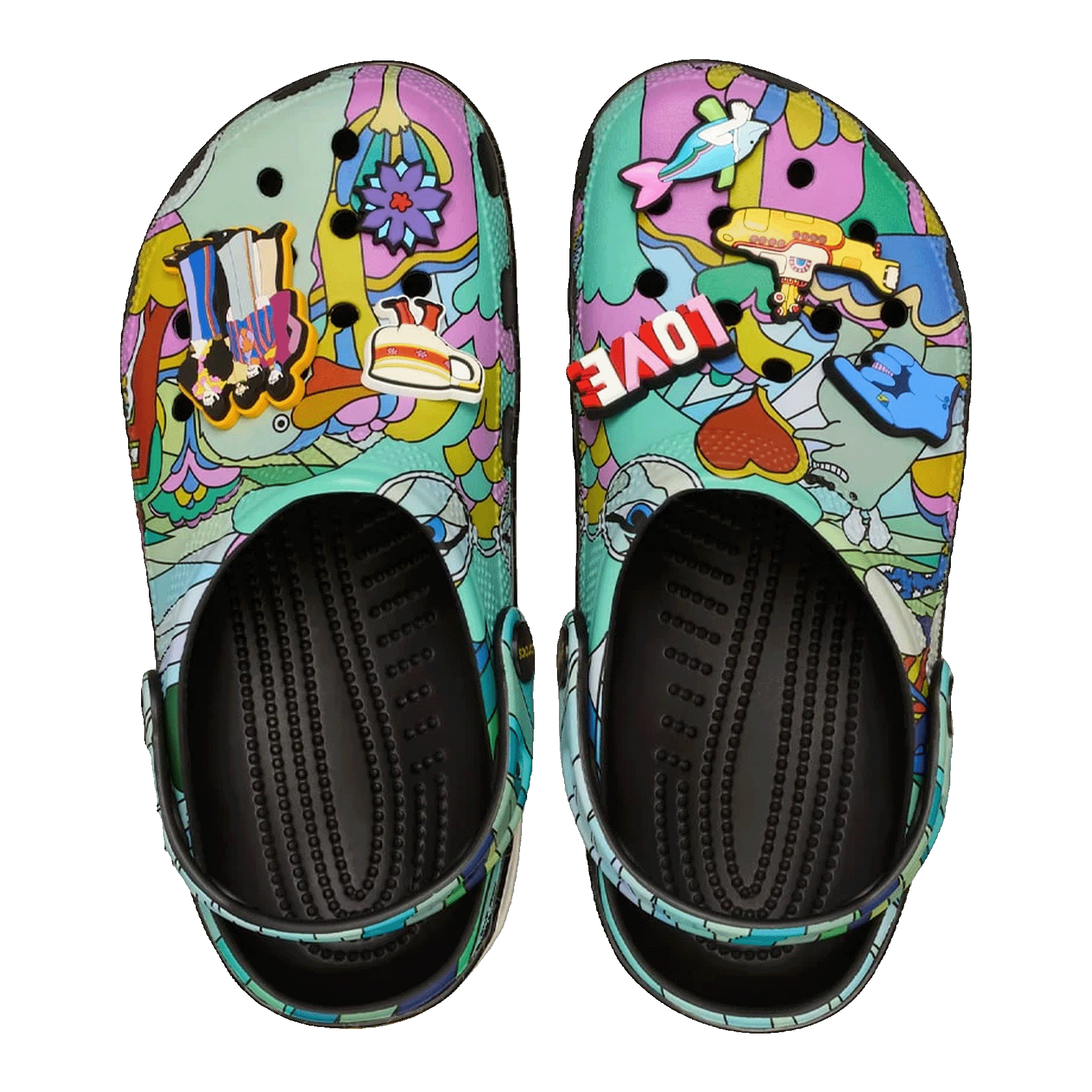 Crocs Classic Clog The Beatles Pepperland Oben