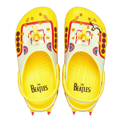 Crocs Classic Clog The Beatles Yellow Submarine Oben