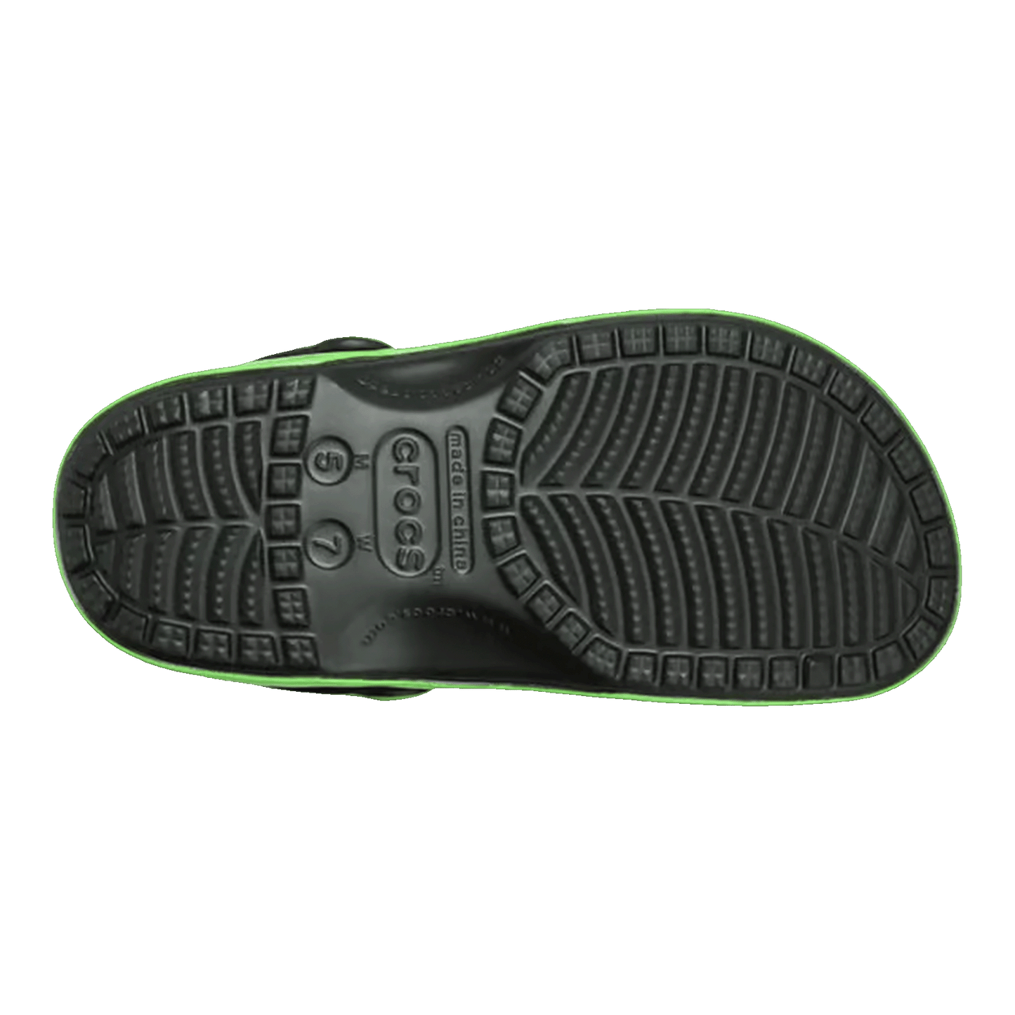 Crocs Classic Clog The Powerpuff Girls Buttercup Sohle