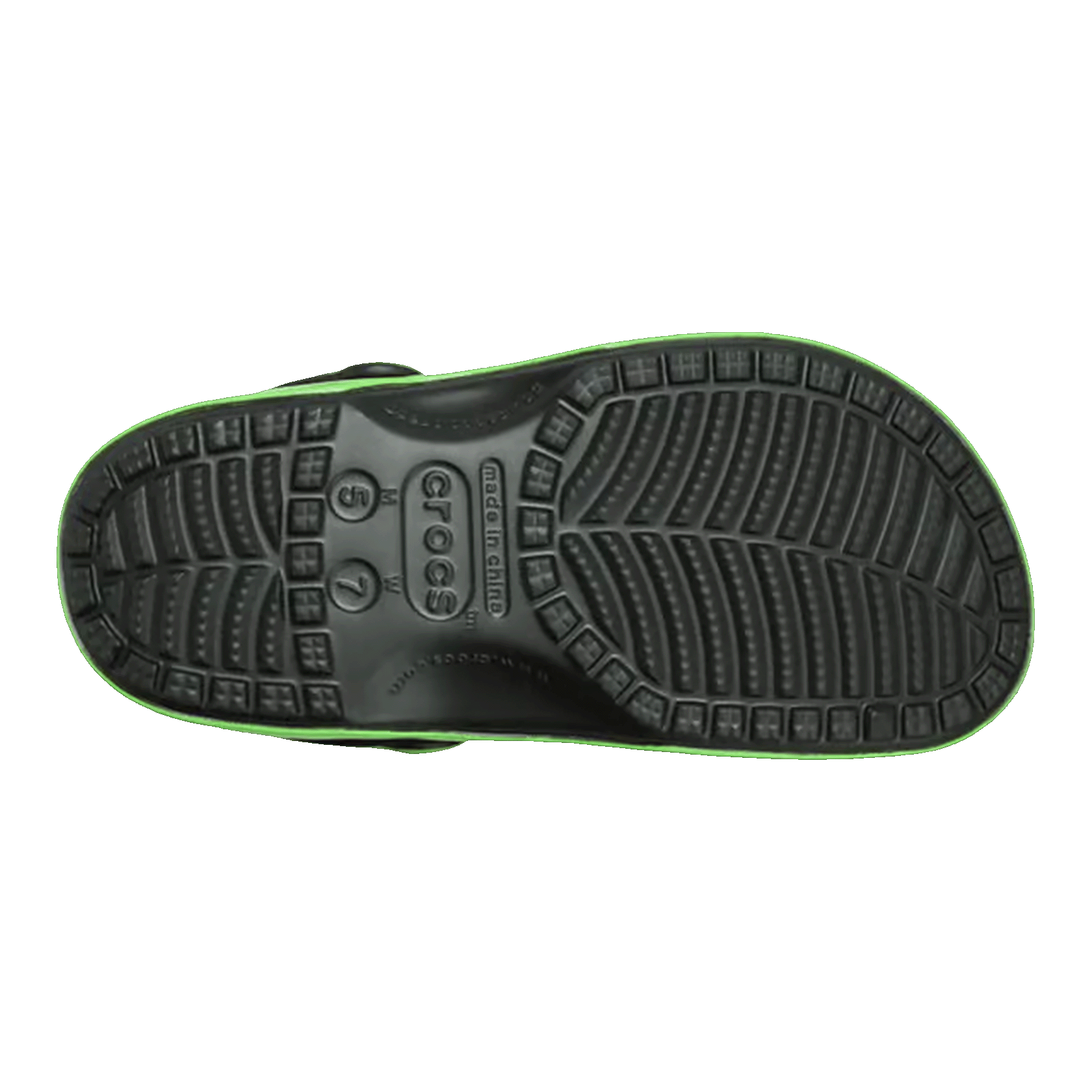 Crocs Classic Clog The Powerpuff Girls Buttercup Sohle