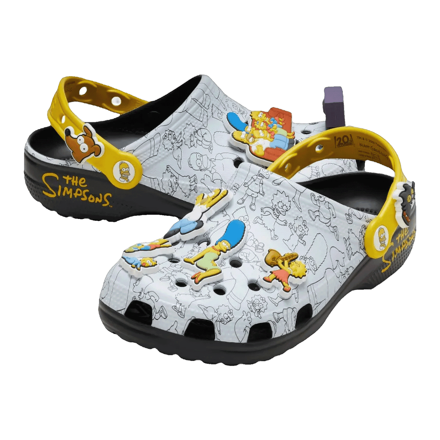 Crocs Classic Clog The Simpsons Intro Sequence Side