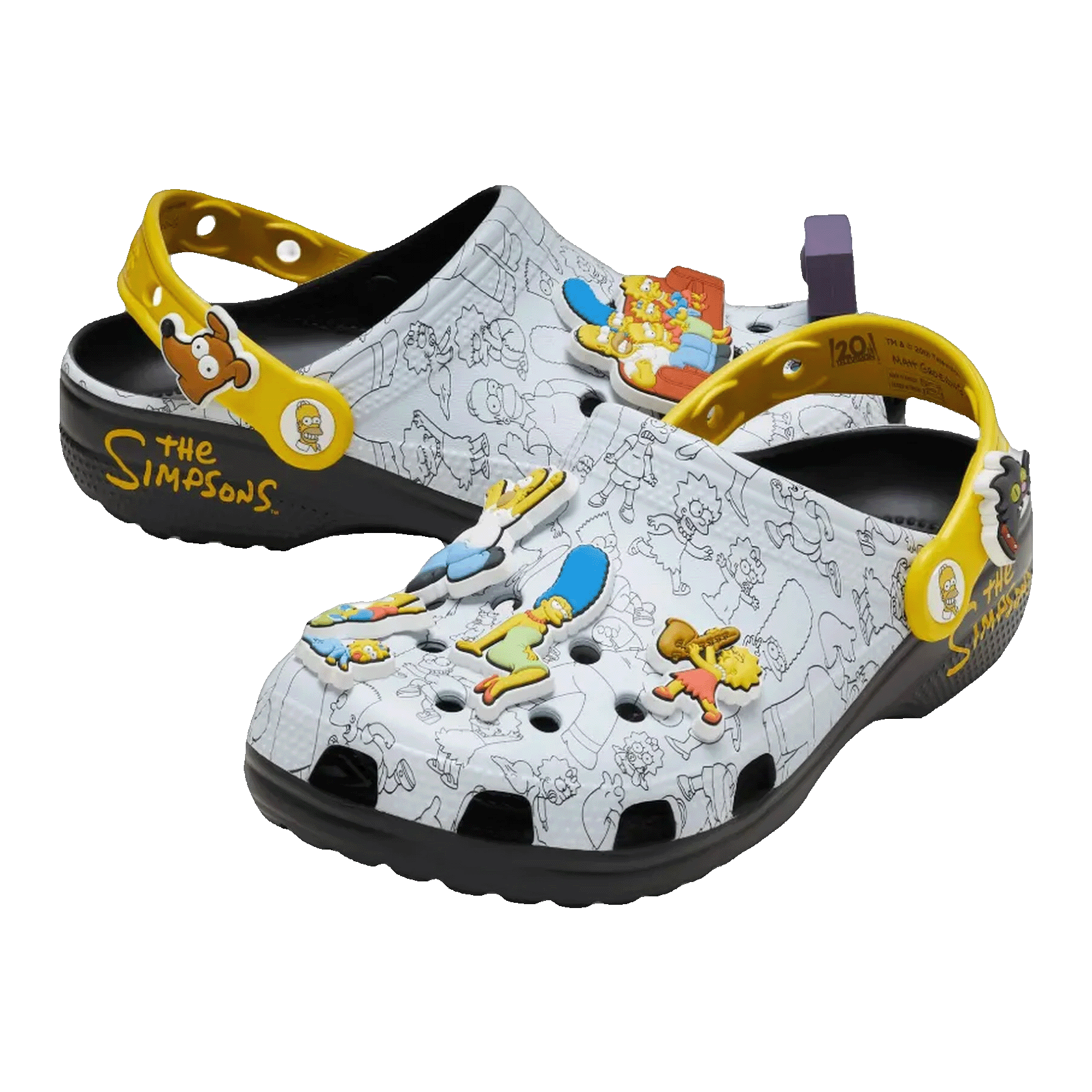 Crocs Classic Clog The Simpsons Intro Sequence Side