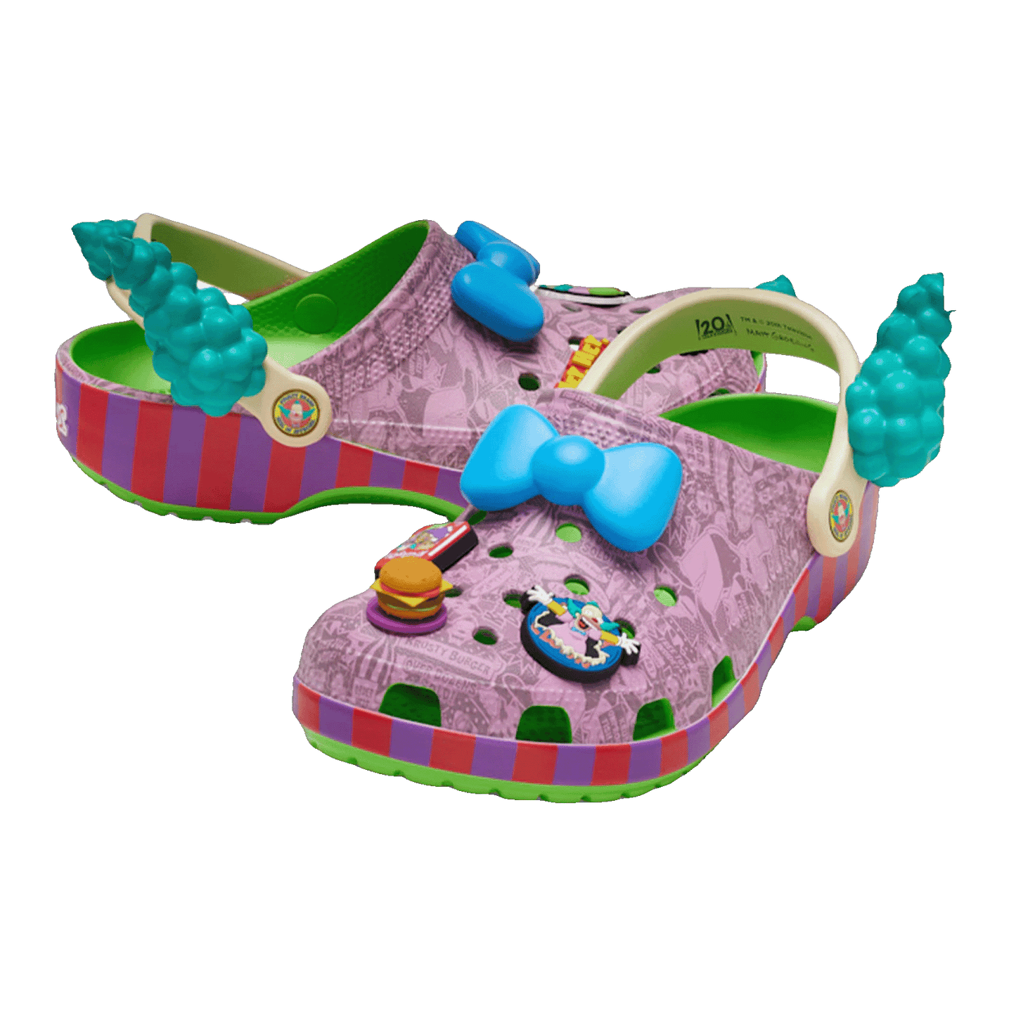 Crocs Classic Clog The Simpsons Krusty the Clown Side