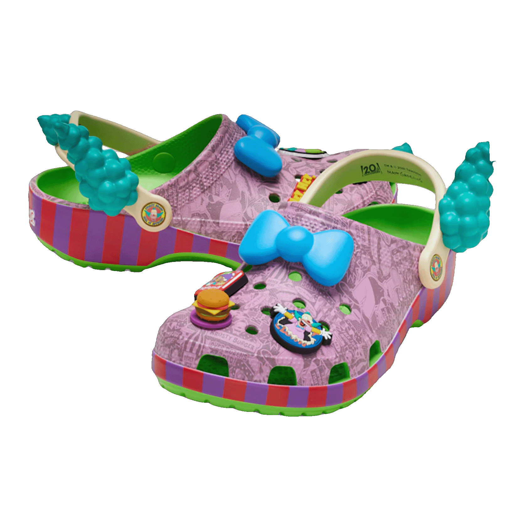 Crocs Classic Clog The Simpsons Krusty the Clown Side