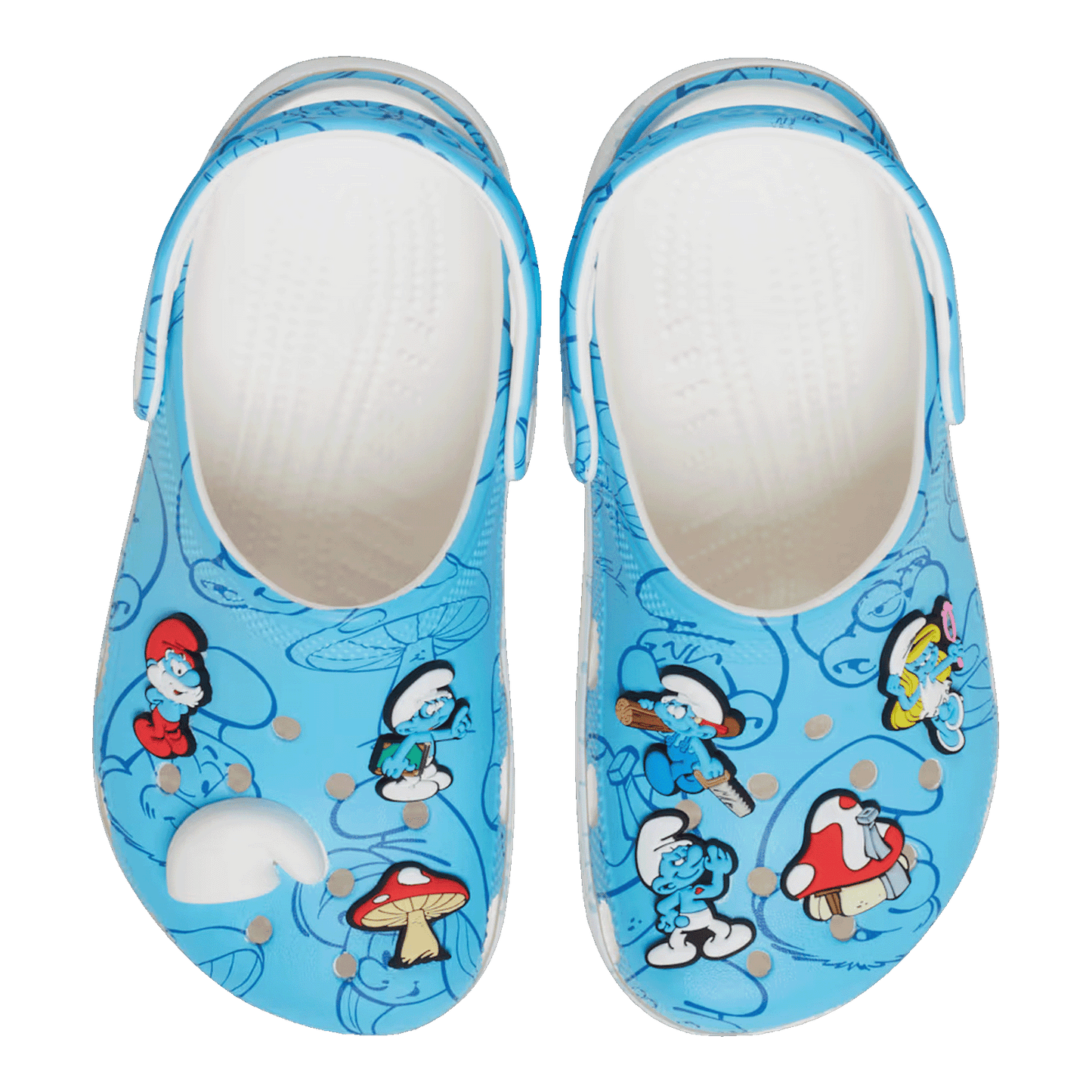 Crocs Classic Clog The Smurfs (Kids) Oben