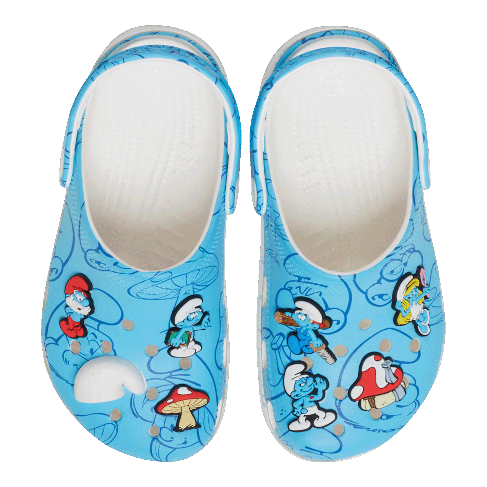 Crocs Classic Clog The Smurfs (Kids) Oben