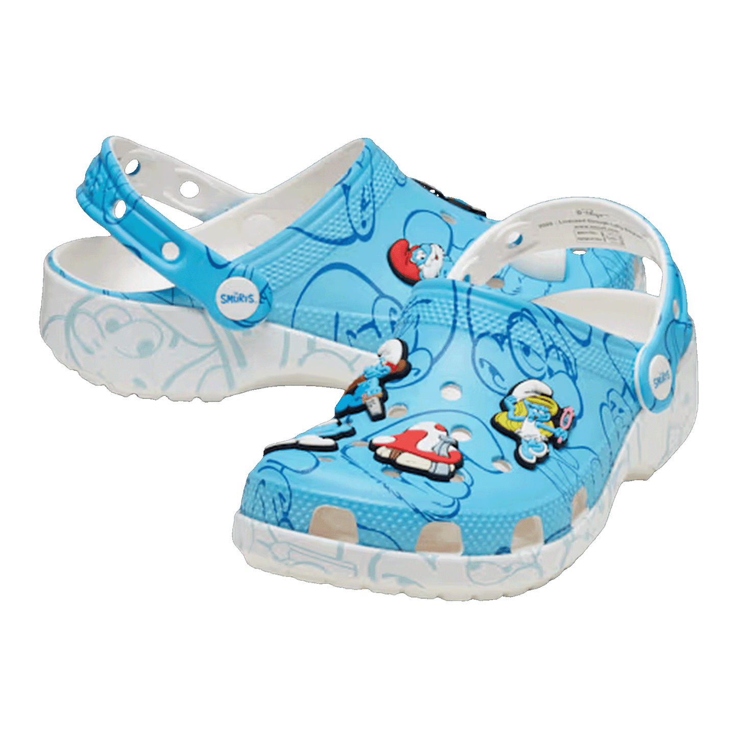 Crocs Classic Clog The Smurfs (Kids) Side