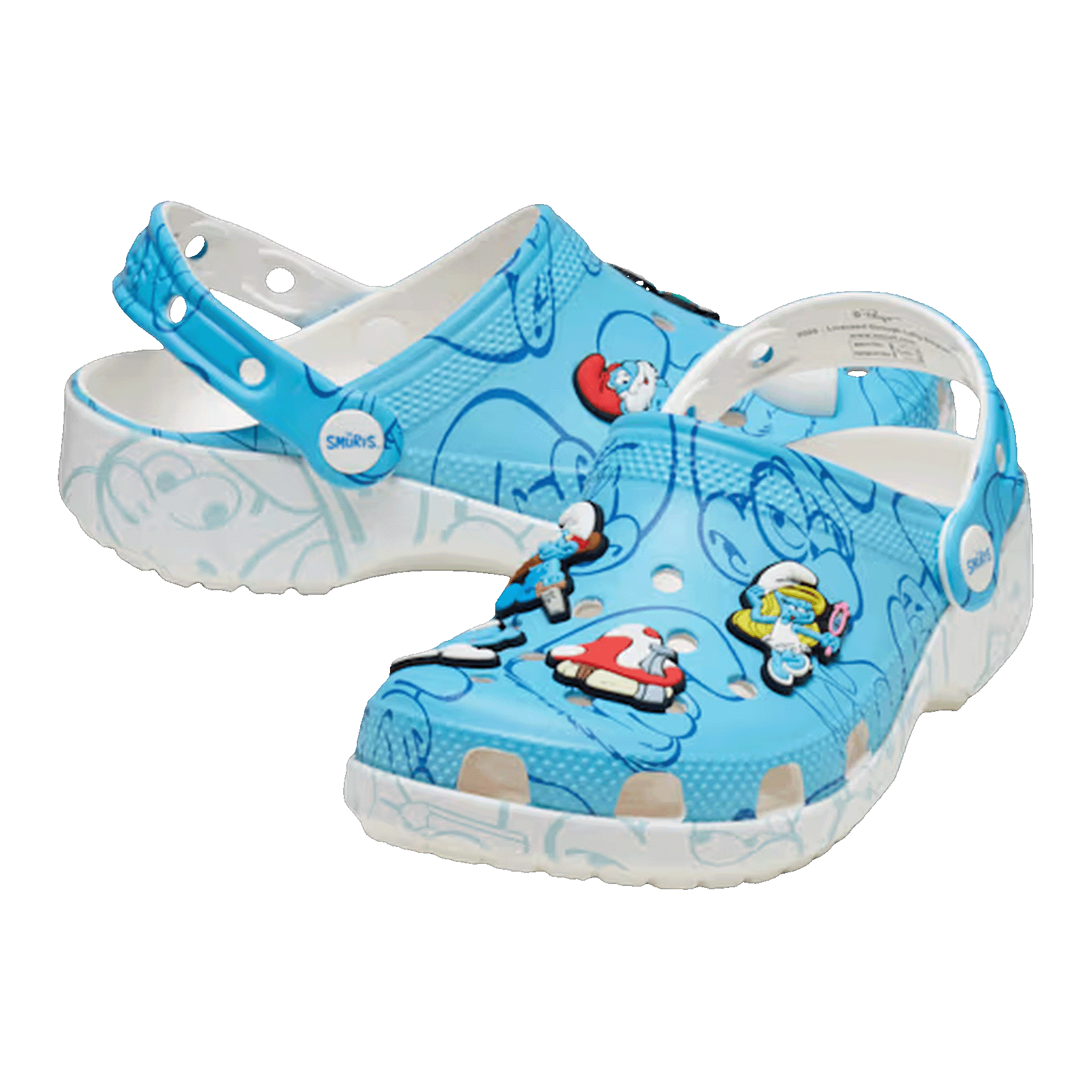 Crocs Classic Clog The Smurfs (Kids) Side