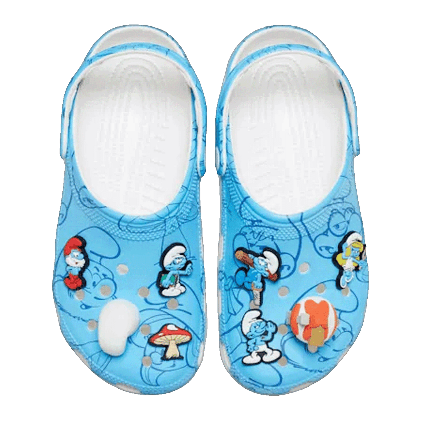 Crocs Classic Clog The Smurfs Oben