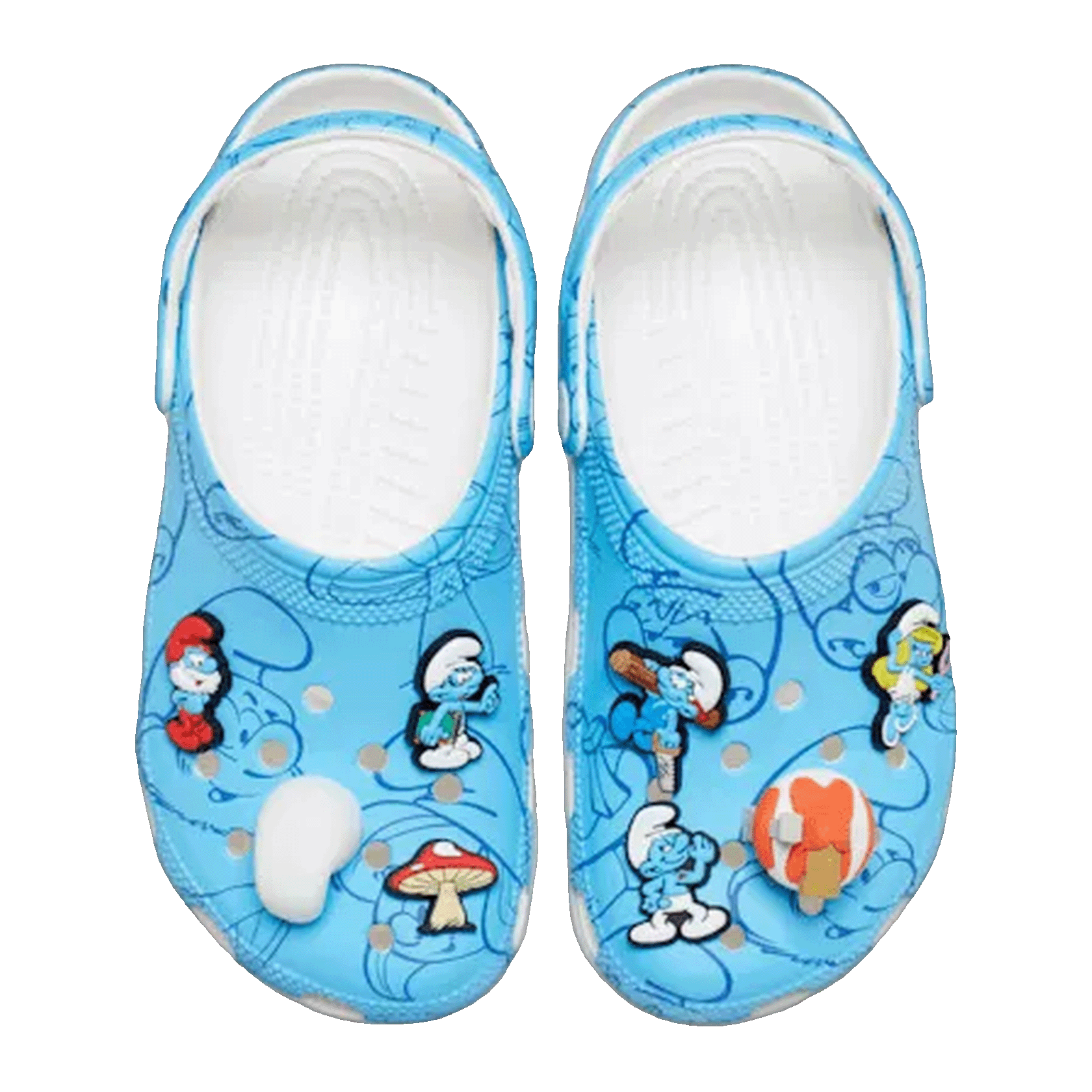 Crocs Classic Clog The Smurfs Oben