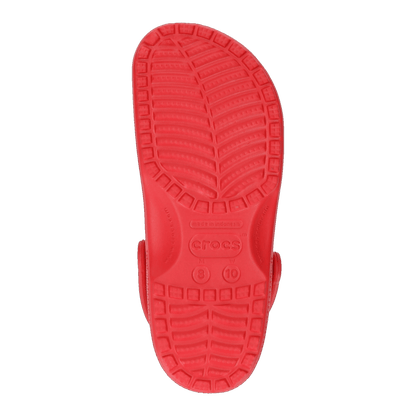 Crocs Classic Clog Varsity Red Sohle