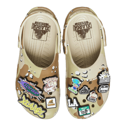 Crocs Classic Clog XLARGE Desert Camo Oben