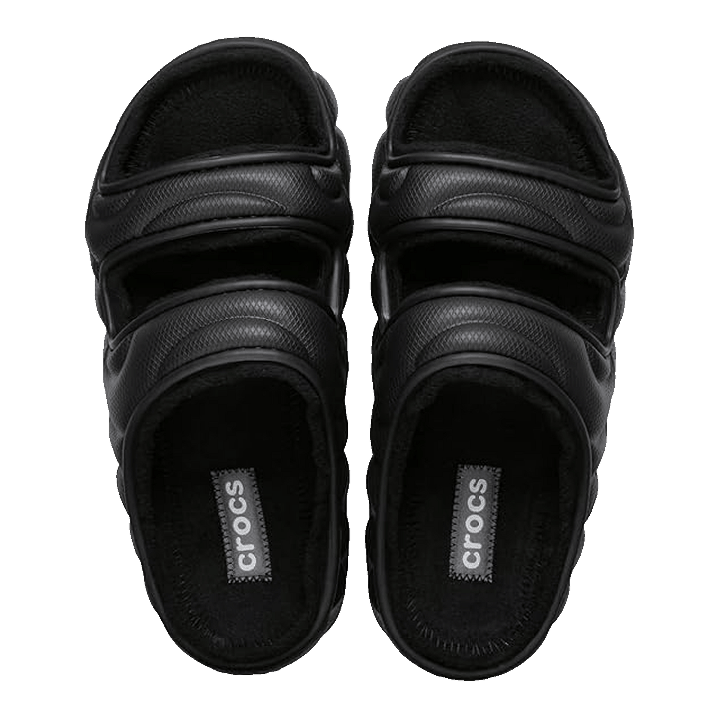 Crocs Classic Cozzzy Overpuff Sandal Black Oben