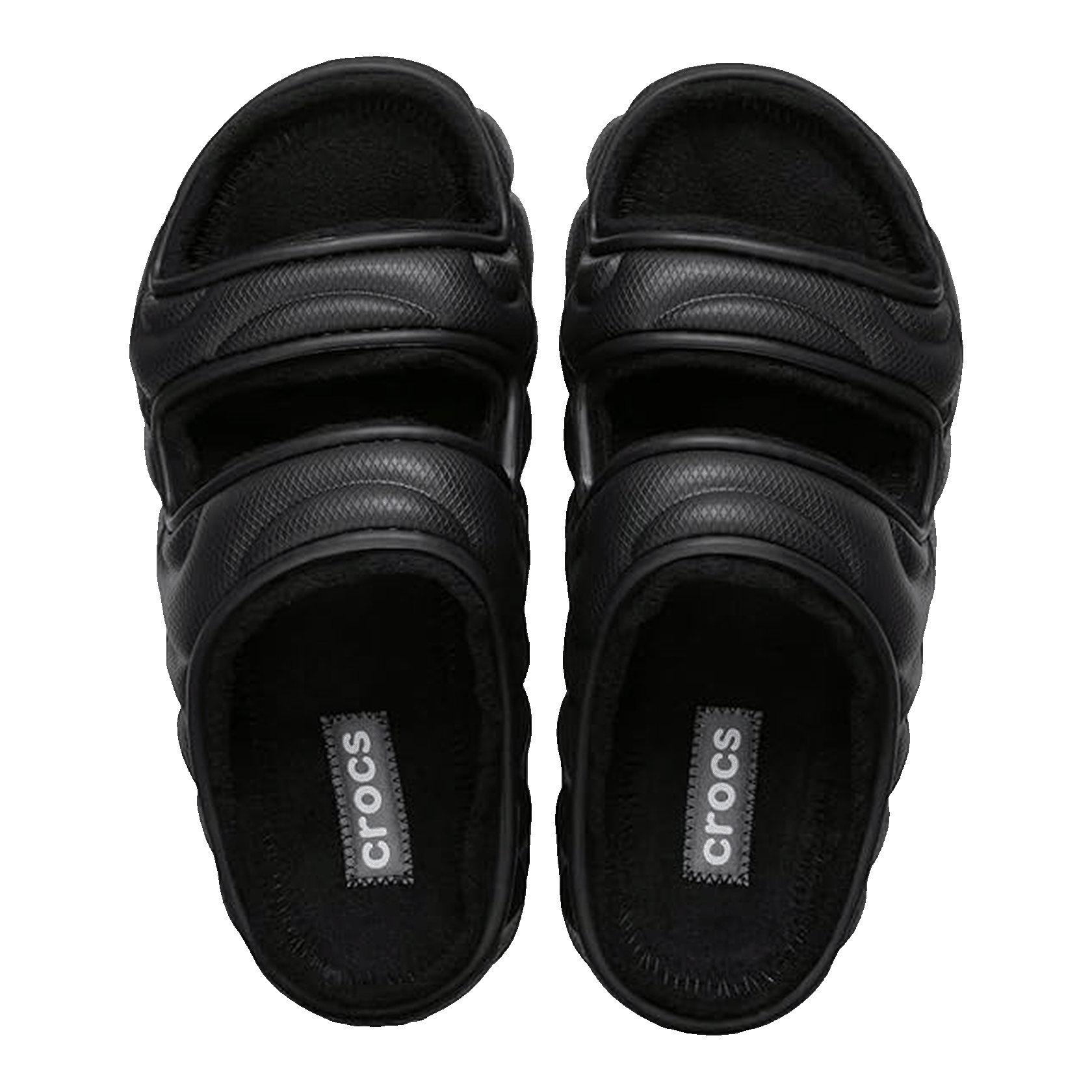 Crocs Classic Cozzzy Overpuff Sandal Black Oben