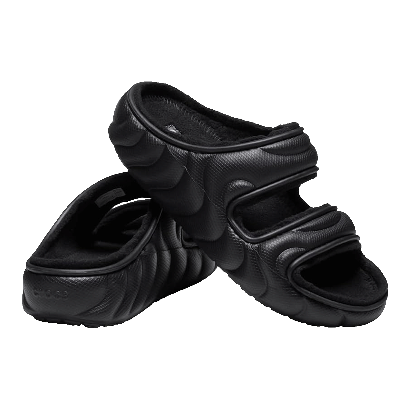 Crocs Classic Cozzzy Overpuff Sandal Black Side