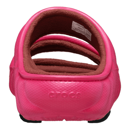 Crocs Classic Cozzzy Overpuff Sandal Dragon Fruit Back