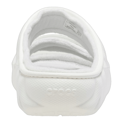 Crocs Classic Cozzzy Overpuff Sandal White Back