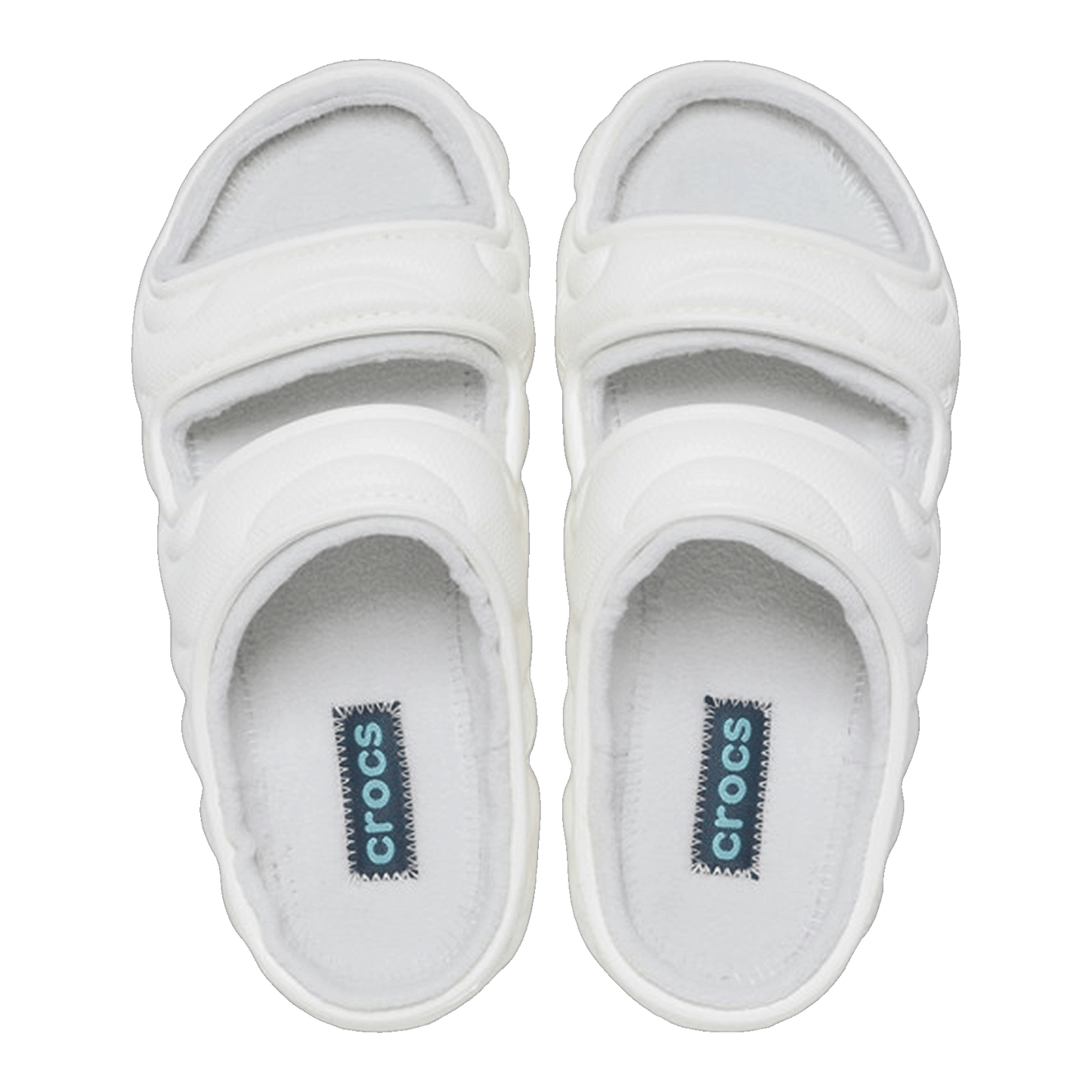 Crocs Classic Cozzzy Overpuff Sandal White Oben