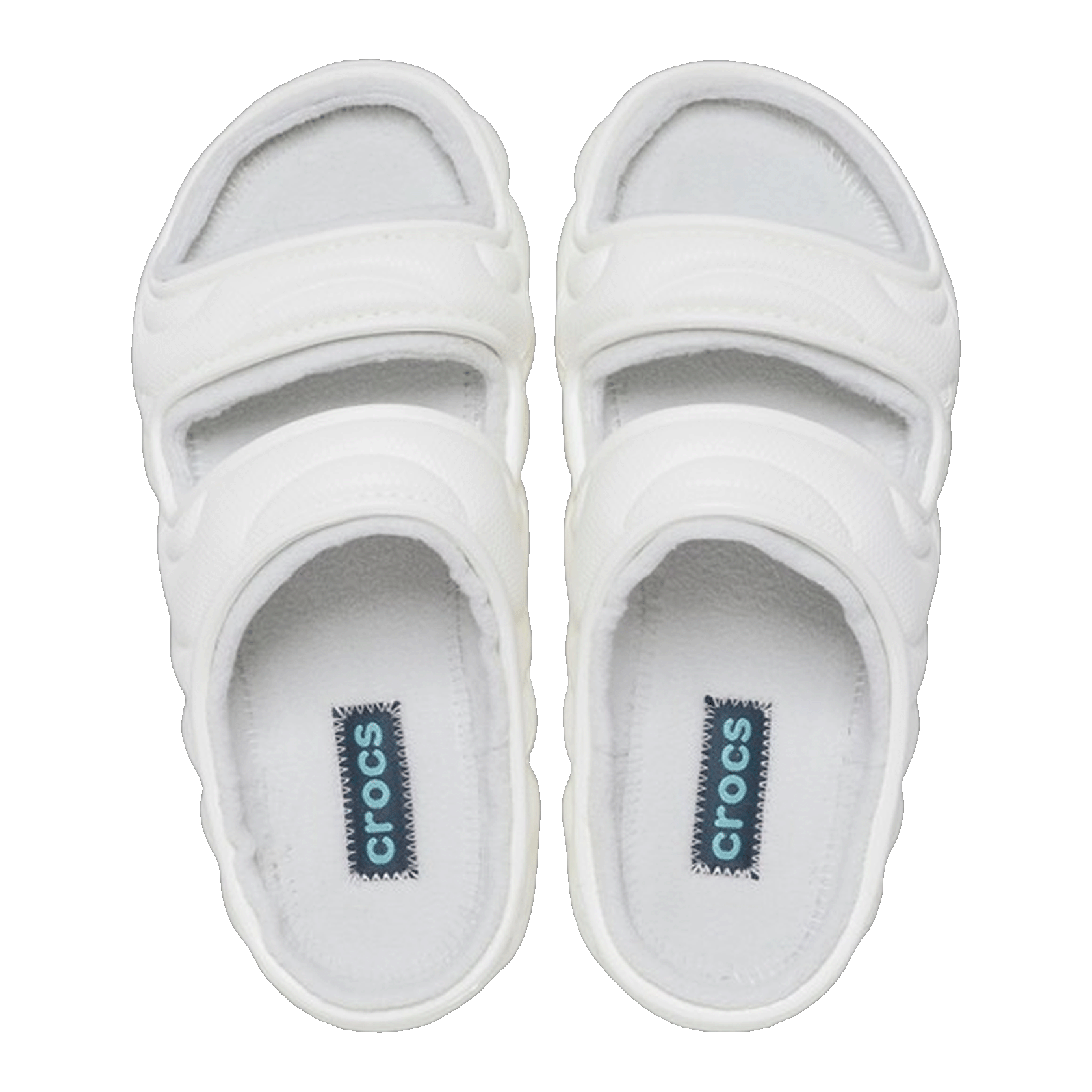 Crocs Classic Cozzzy Overpuff Sandal White Oben