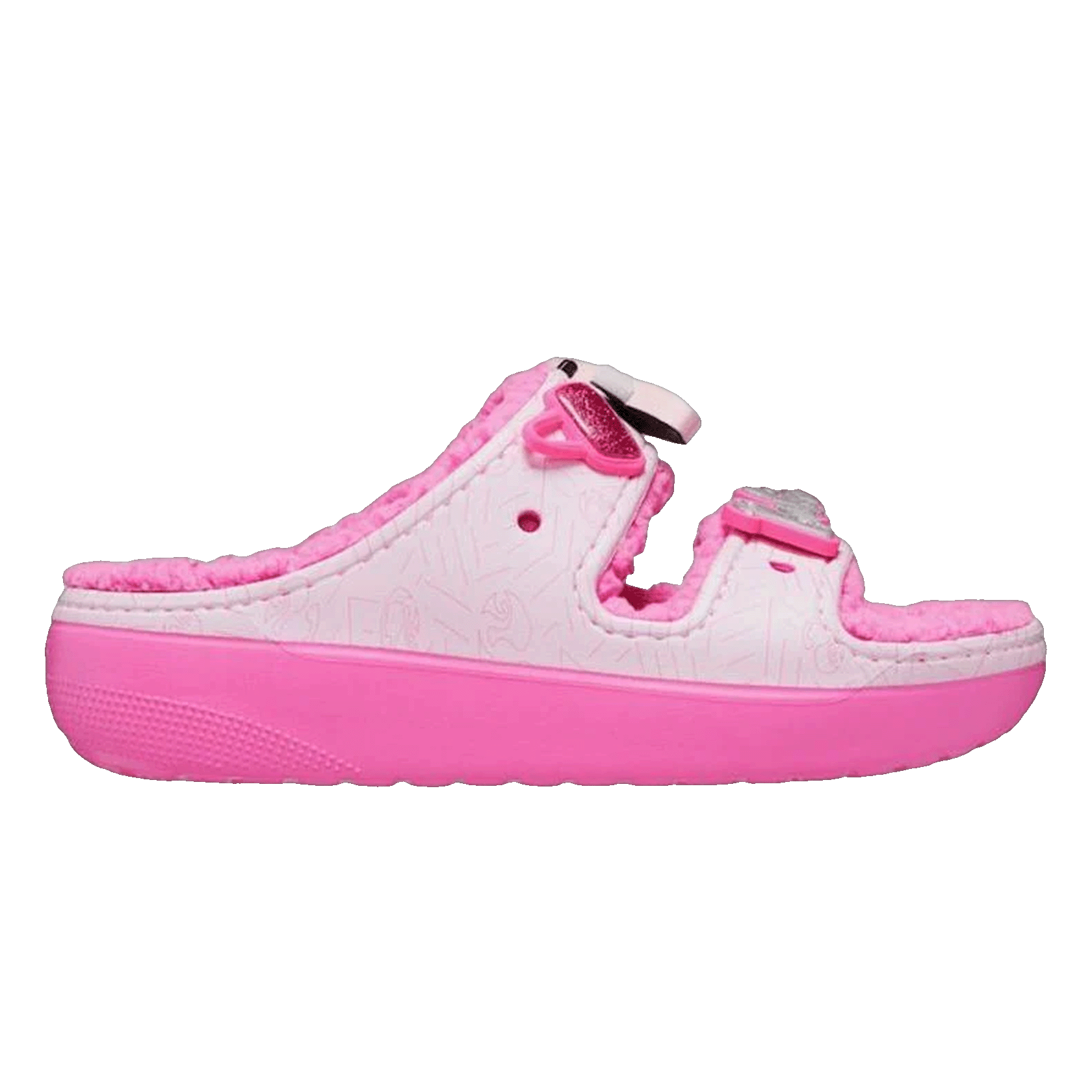 Crocs Classic Cozzzy Sandal Barbie Electric Pink