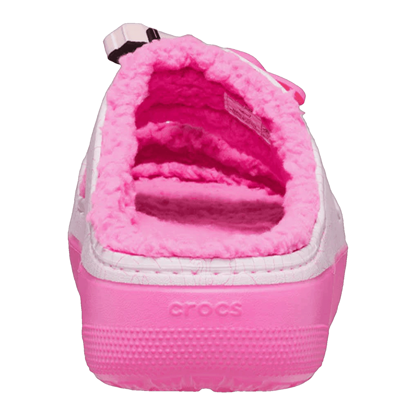 Crocs Classic Cozzzy Sandal Barbie Electric Pink Back