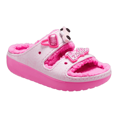 Crocs Classic Cozzzy Sandal Barbie Electric Pink Side