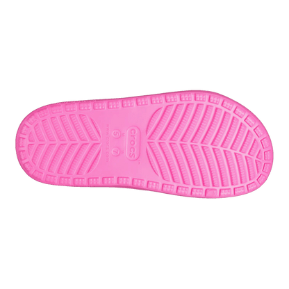 Crocs Classic Cozzzy Sandal Barbie Electric Pink Sohle