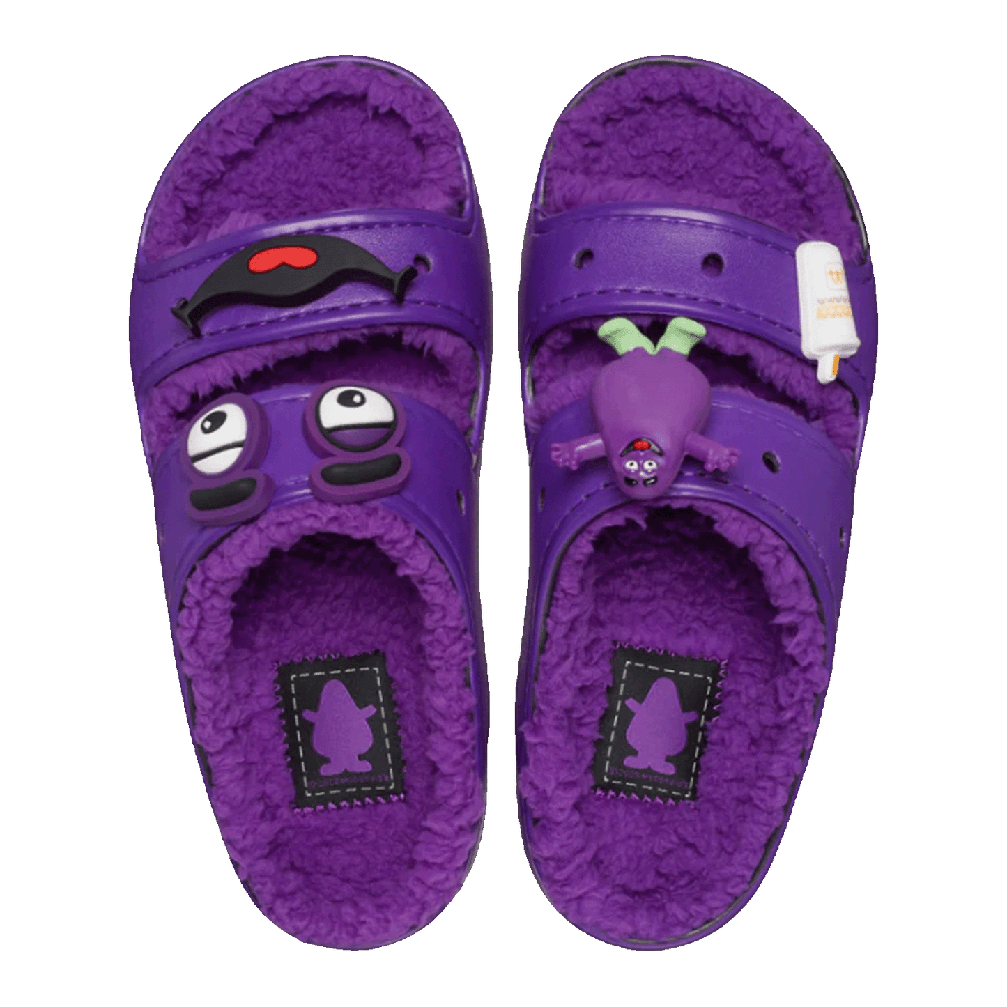 Crocs Classic Cozzzy Sandal McDonald's Grimace Oben