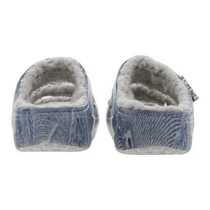 Crocs Classic Cozzzy Sandal SZA Denim Back