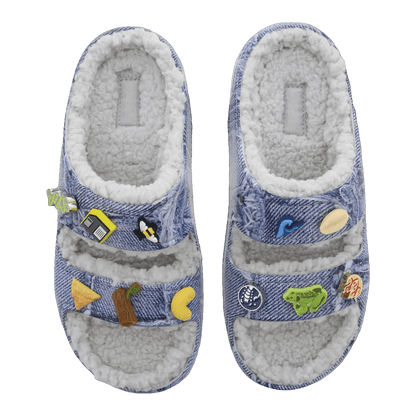 Crocs Classic Cozzzy Sandal SZA Denim Oben